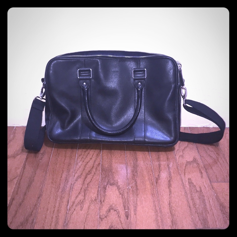 COLE HAAN Leather Crossbody Messenger Bag